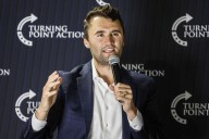 The Latest: Conservative activist Charlie Kirk is fatally shot in Utah and a suspect is on the loose
