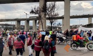 Grave, el chofer de la pipa que explotó en el Puente de la Concordia