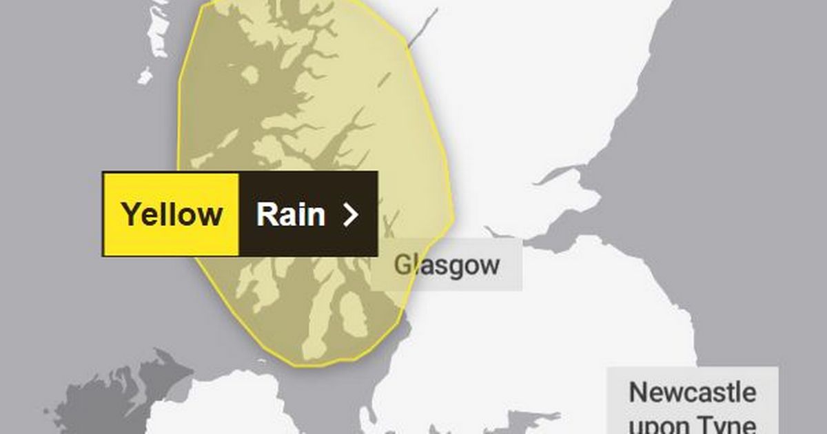 Scots in 8 areas brace for 10 inches of rain in new yellow 'danger to life' warning