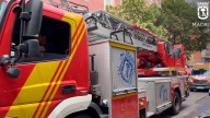 Siete intoxicados leves en el incendio de una vivienda en Portazgo