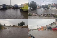 LLuvias afectan vialidades de Mineral de la Reforma
