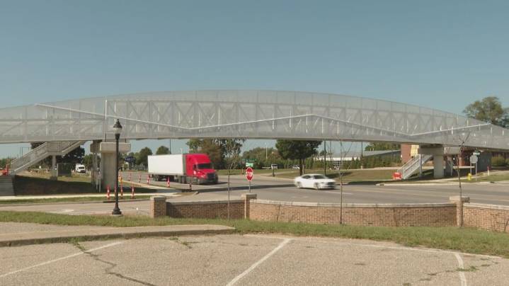 City of Wyoming unveils new 28th Street pedestrian bridge