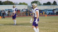 Panhandle's Robinson finds Armes for a touchdown against Stratford