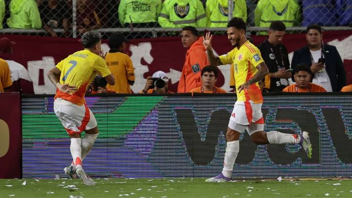 ⁠Con el póker ante La Vinotinto, el colombiano Luis Suárez logró importante marca que comparte con leyendas como Romario y Zico