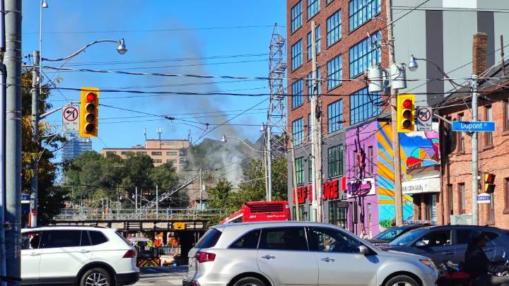 Bathurst closed after home catches fire north of Dupont