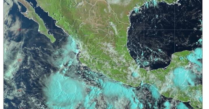 Narda se convierte en huracán categoría 1 frente a costas de Jalisco