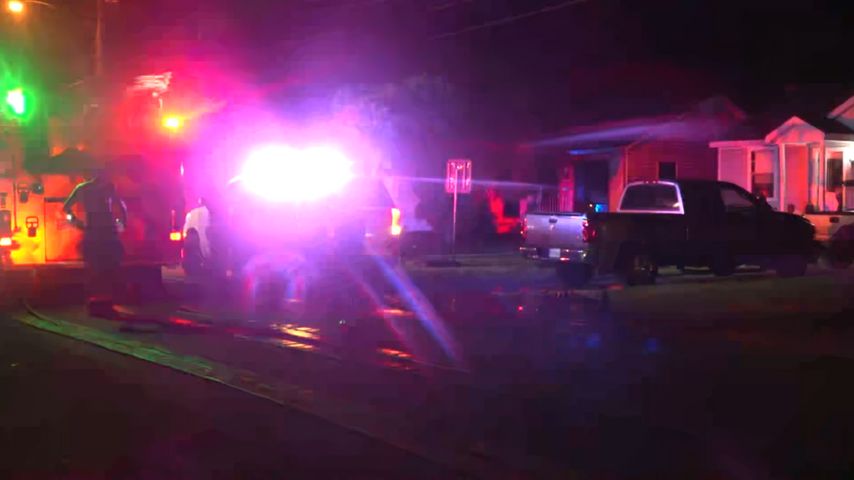 Officials work house fire on North 13th Street in Port Allen