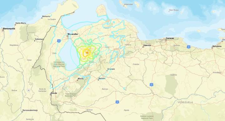 Temblor en Venezuela de magnitud 6,2 | Maracaibo | Caracas | Mene Grande | Zulia | Terremoto | Nicolás Maduro | USGS 