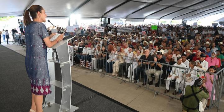 Claudia Sheinbaum asegura que habrá justicia, paz y bienestar con Rocha Moya: “Siempre vamos a apoyar a Sinaloa”