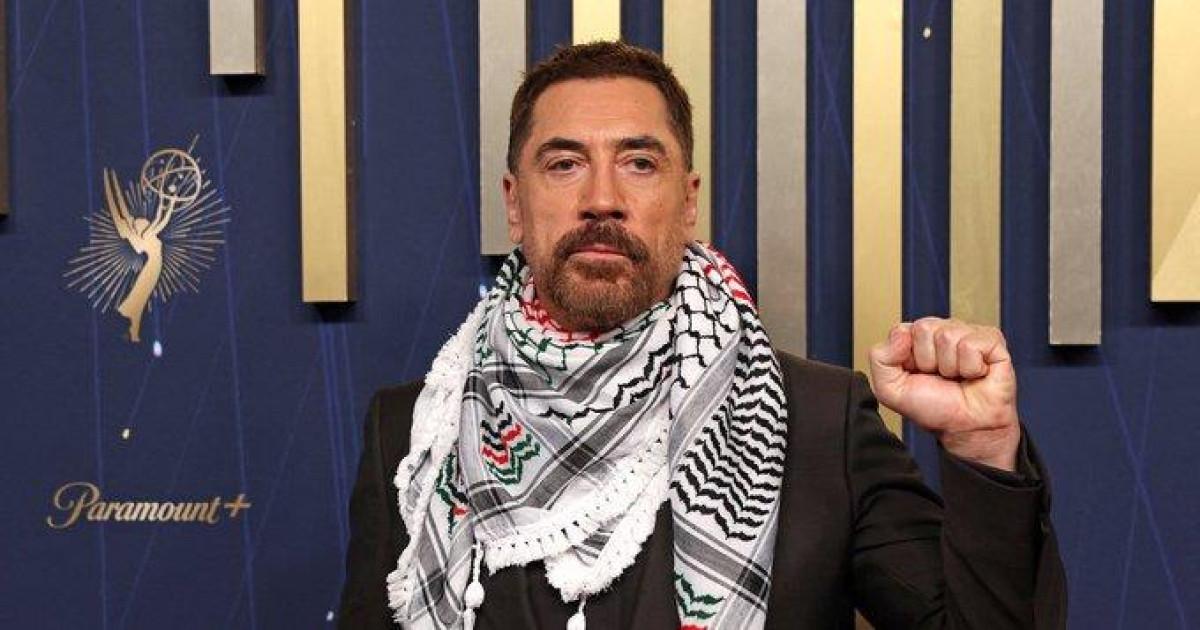 Bardem aprovecha los Emmy para denunciar la situación en Gaza: «Hay que sancionar el genocidio de Israel. ¡Palestina libre!»