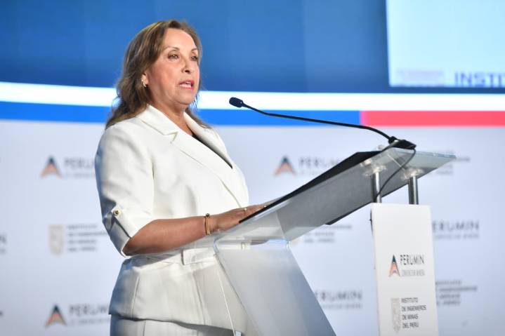 Dina Boluarte en Perumin: "Mi gobierno no pacta con asuntos ilegales"