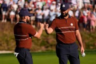 Europe romps to another session win in Ryder Cup for a commanding 5