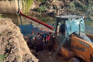 Municipio retiró residuos del arroyo Antoñico con la nueva barrera flotante