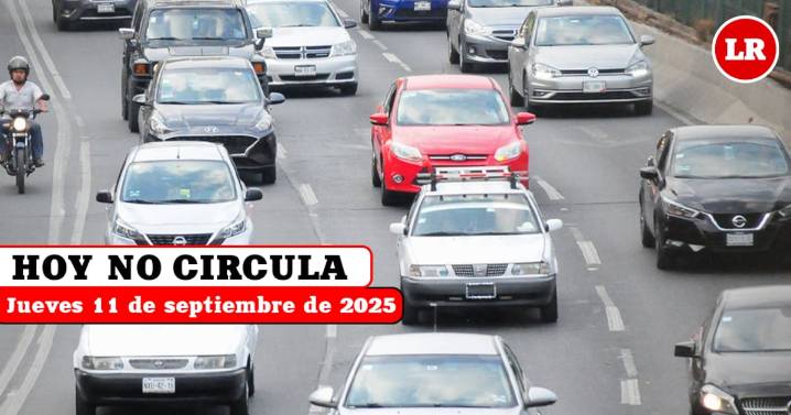 Hoy No Circula 11 de septiembre 2025: qué autos y placas descansan en CDMX y Edomex