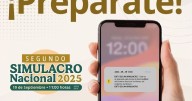 Por primera vez en México, recibirás un mensaje de texto para el Simulacro Nacional