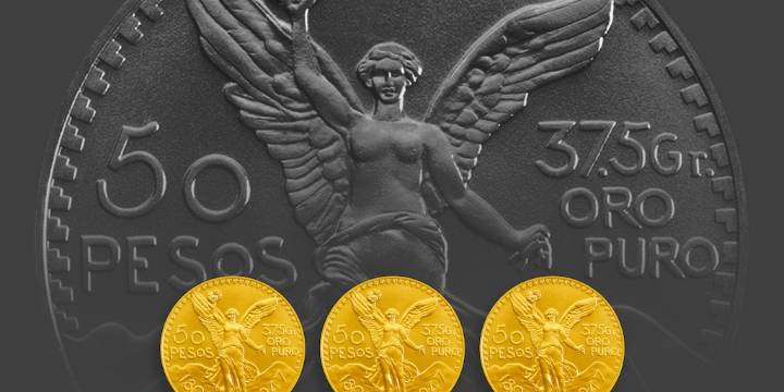 Precio del centenario de oro y onza de plata tras caída del dólar e incremento histórico de metales precioso
