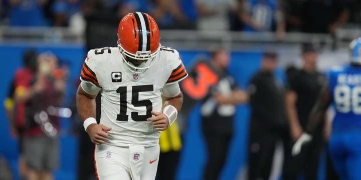 Browns, Flacco falter in Detroit 34