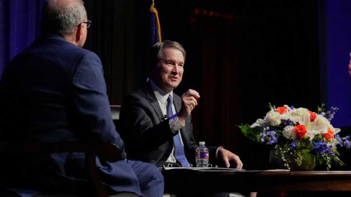 Kavanaugh says no one has too much power in U.S. system. Critics see Supreme Court bowing to Trump