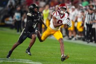 USC football’s Ja’Kobi Lane ruled out against Michigan State