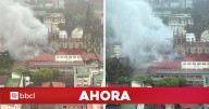Gran incendio afecta a la Iglesia Las Carmelitas en Viña del Mar