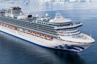 Sapphire Princess Enters Drydock in Portland