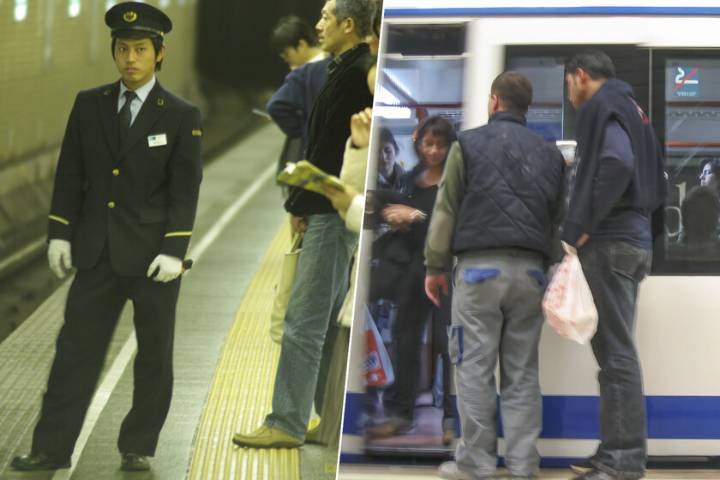De todo lo que el Metro de Madrid podía copiar de Tokio, ha optado por lo más loco: "empujadores"