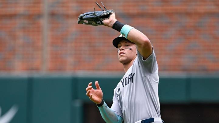 Aaron Judge making outfield return against Blue Jays
