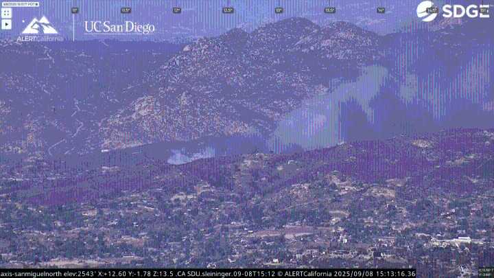 Emiten órdenes de evacuación en Lakeside por incendio forestal