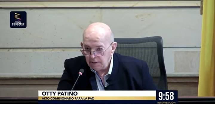 Otty Patiño reapareció después de pasar meses ausente de la vida pública