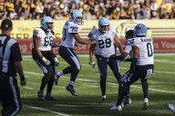 Hajrullahu’s game-winning boot caps wild Argos Labour Day win over Ticats – Winnipeg Free Press