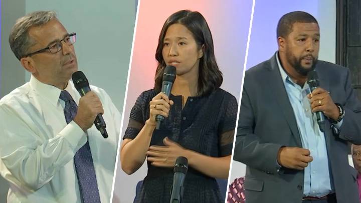 Boston mayoral candidates address Black voters in Jamaica Plain