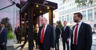 Trump makes a rare D.C. restaurant visit to tout his federal crackdown on crime
