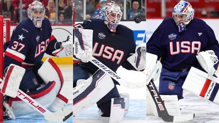 Hellebuyck, Oettinger, Swayman have 'complete camaraderie' in battle for Olympics