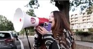 WATCH – Leftist Protester Interrupts D.C. Charlie Kirk Vigil: 'F*ck Trump'
