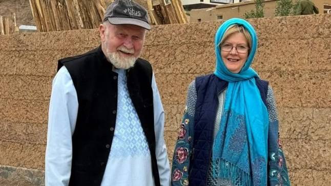 Elderly British couple Peter and Barbie Reynolds detained by Taliban freed