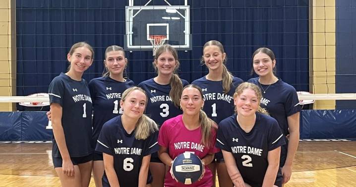 H.S. GIRLS VOLLEYBALL: Notre Dame cruises in season opener
