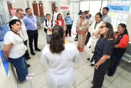 Salud federal y organismos internacionales recorren unidades medicas de Tabasco