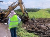 Sigue trabajando la SICT en la carretera El Sueco-Janos; piden tomar precauciones