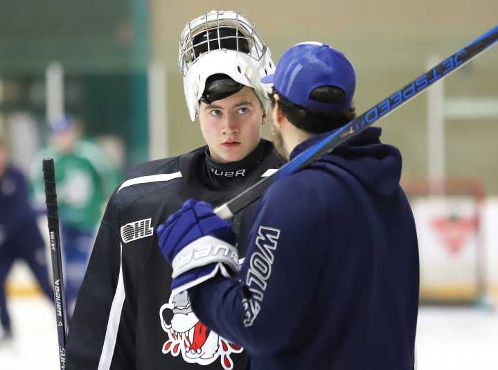 Sudbury Wolves goalie Owen Leonard making most of historic opportunity