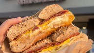 A taste of what we tired at Great Bagel in Middletown