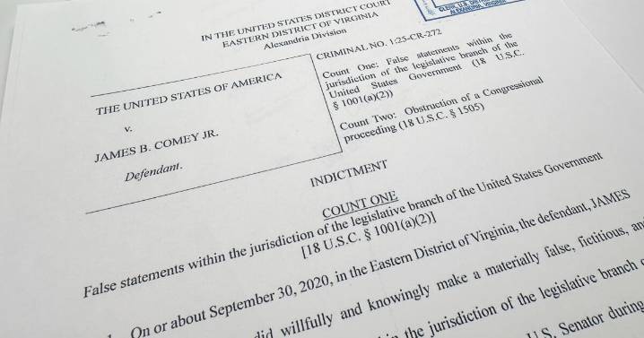 The sparse indictment of Comey by Trump's Justice Department belies a complicated backstory
