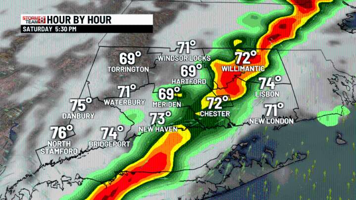 Power outages reported across Connecticut as severe storms hit parts of the state