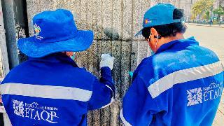 Grafitis en la Plaza de Armas de Arequipa ponen en riesgo el patrimonio histórico y generan denuncias