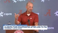 Alabama fans react after Crimson Tide’s season-opening loss to Florida State