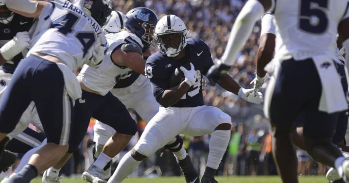 Allen and Singleton hope to jump-start No. 2 Penn State's rushing offense vs. FIU