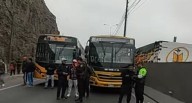 Puente Piedra: Buses de la línea 41 bloquean vías en el Cono Norte 