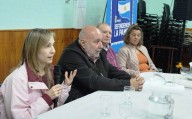 Ferrán y Lichi Marín en el Centro de Jubilados de Colonia Barón
