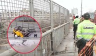 Cercado de Lima: miniván cae desde el puente Abancay dejando 9 heridos de distinta consideración