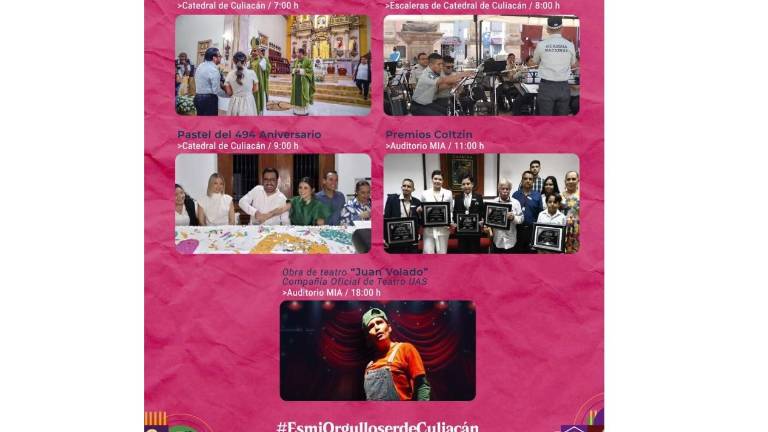 Sin pastel, el aniversario de Culiacán