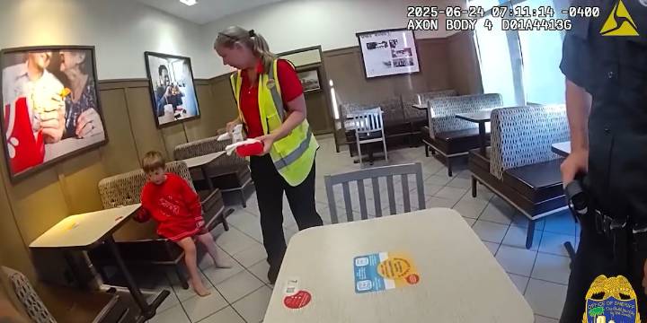 5-year-old boy worries he will go to jail after walking to Chick